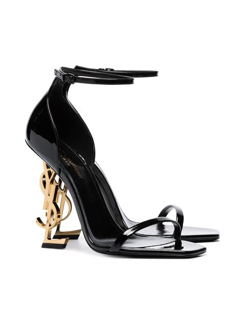 sandale talon ysl|Saint Laurent Opyum 110mm YSL Heel Sandals.